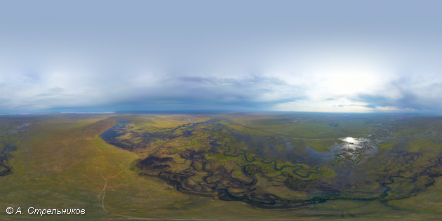 Торейские озера. Начало многоводного периода. Фото А. Стрельникова